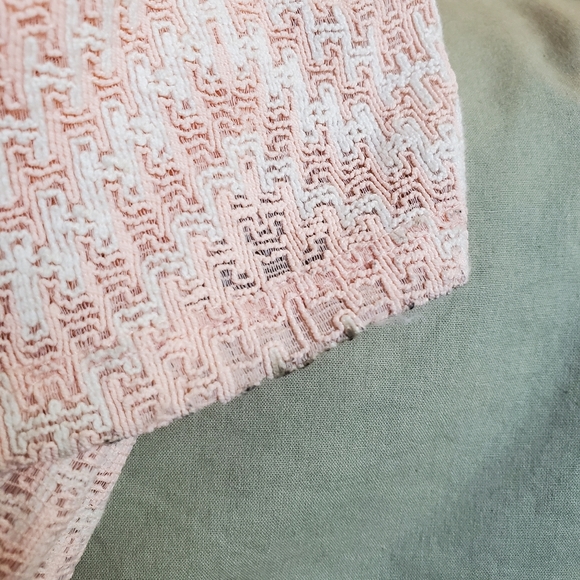 GUESS | Maxi Light  Salmon Backless Side Slit Macramè Janet Dress (Size L) - Picture 16 of 16